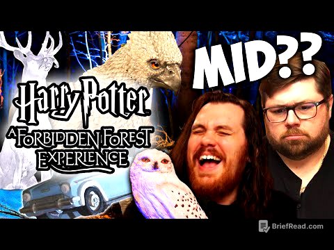 We Did The HARRY POTTER Forbidden Forest Experience So YOU Don't Have To
