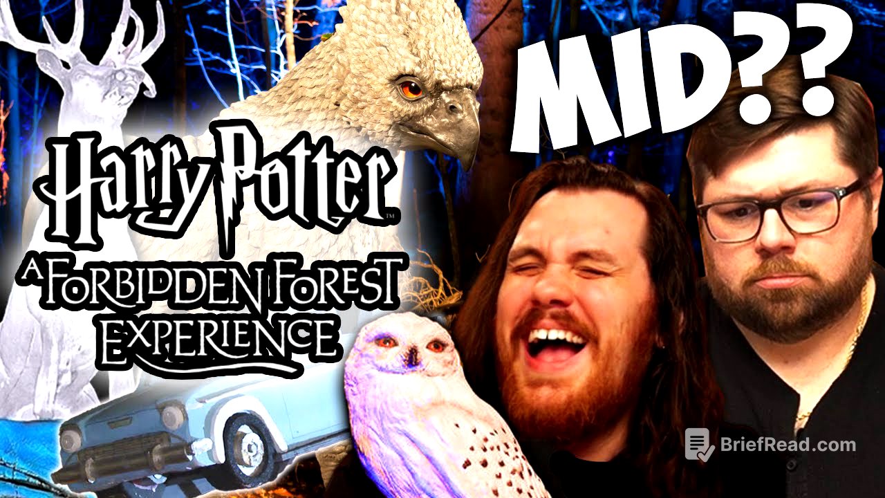 We Did The HARRY POTTER Forbidden Forest Experience So YOU Don't Have To
