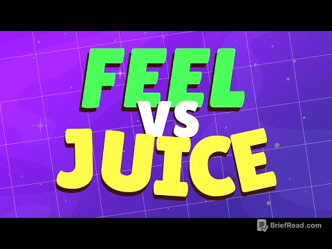 Game feel vs game juice: what's the difference?