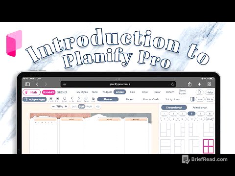 Introduction to Planify Pro for New Users