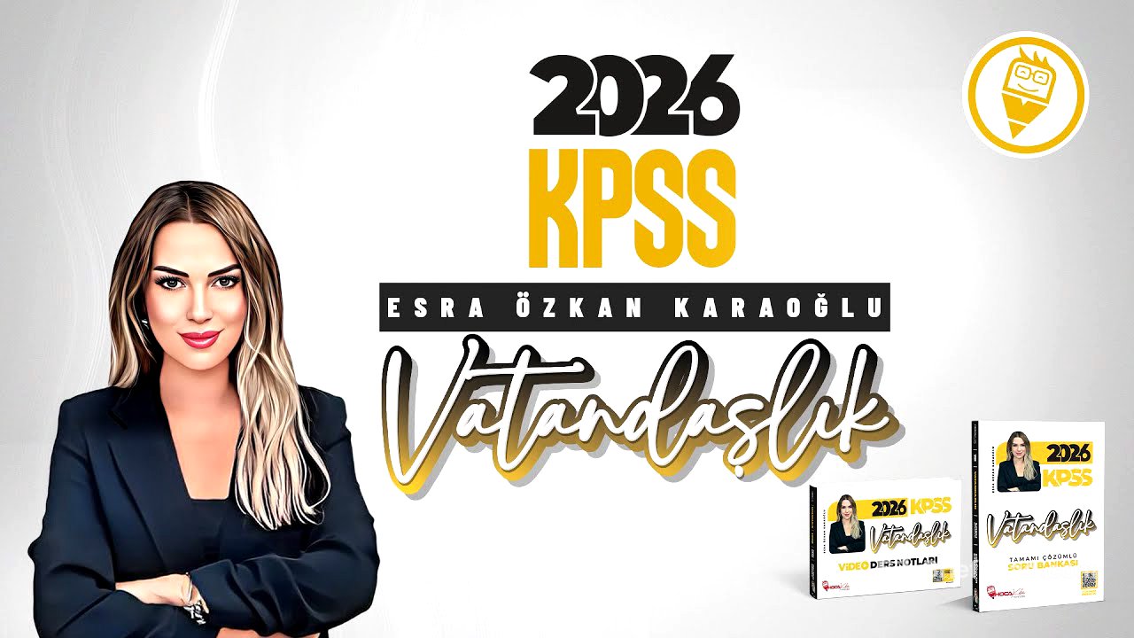 3) KPSS Vatandaşlık - Hukukun Temel Kavramları - Hukukun Dalları - Esra ÖZKAN KARAOĞLU - 2026