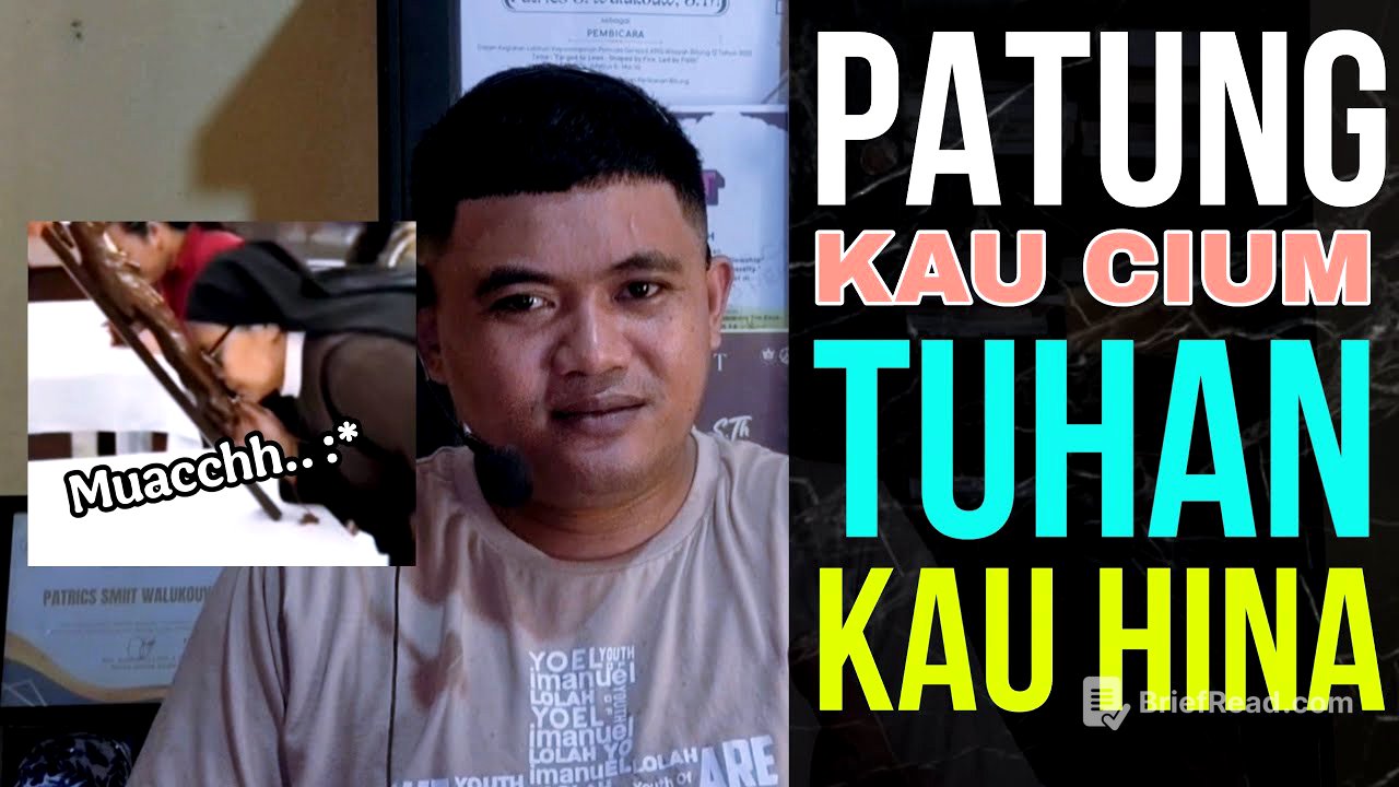 Ketika DEVOSI hanya soal EMOSI TANPA KETAATAN - SABDA TUHAN DIHINA oleh PATUNG yang DISUJUD CIUM.
