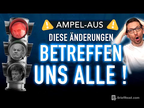 Ampel-AUS 😳 Diese Änderungen erwarten uns ALLE!