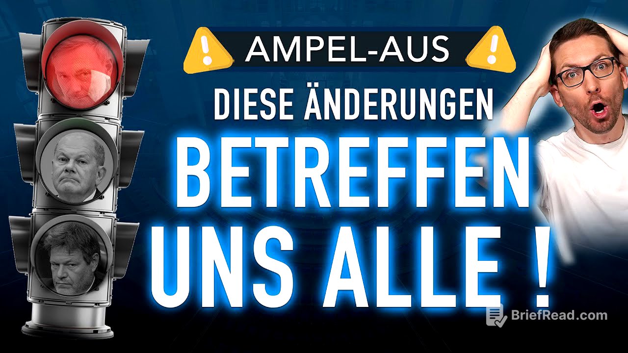 Ampel-AUS 😳 Diese Änderungen erwarten uns ALLE!