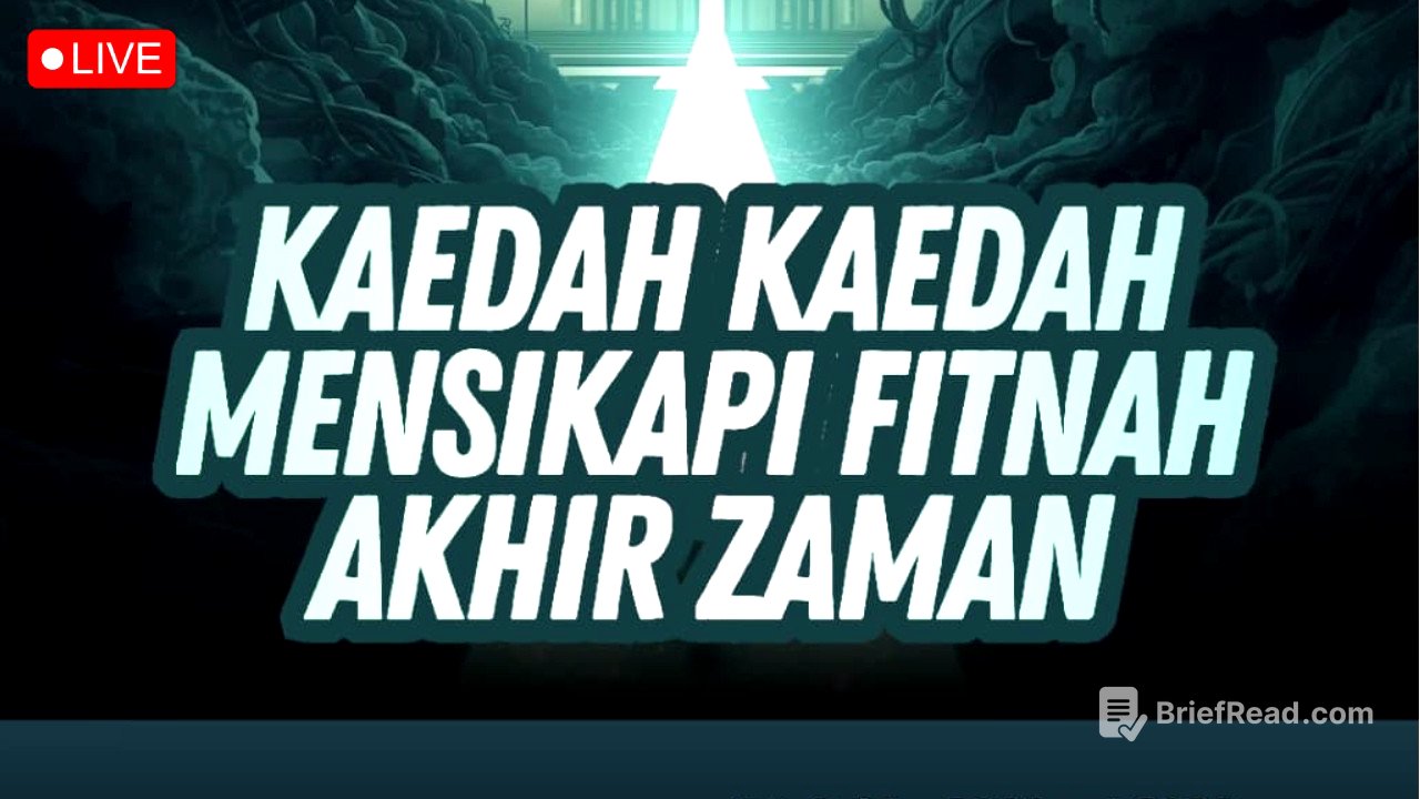 🔴 [ LIVE ] Kaedah-Kaedah Mensikapi Fitnah Akhir Zaman | Ustadz Abu Ghozie As-Sundawy حفظه الله