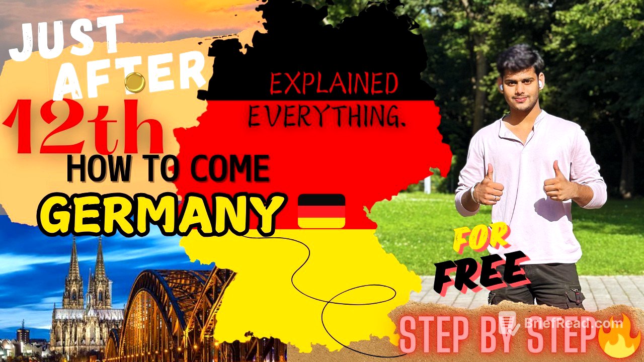 JUST AFTER 12th🔥|| HOW TO COME GERMANY 🇩🇪 ?? ||EXPLAINED EVERYTHING 🔥 || INDIAN STUDENTS 🇮🇳