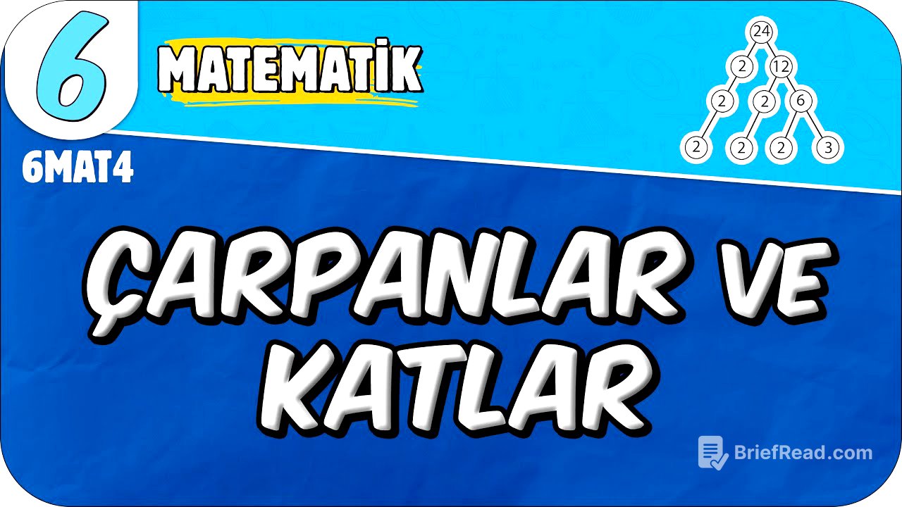 Çarpanlar ve Katlar 📘 6. Sınıf Matematik #2025