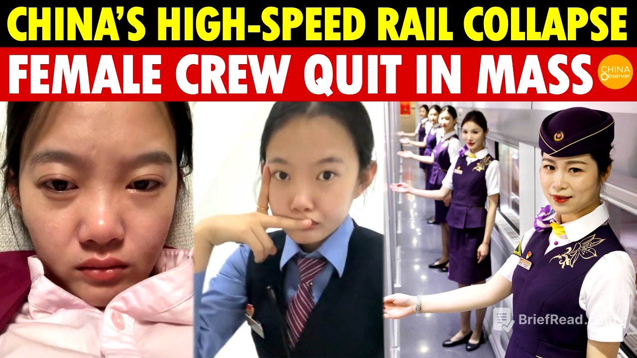 China’s High-Speed Rail Collapse: No Pay, Female Crew Quit In Mass, Turnover Hits 50%