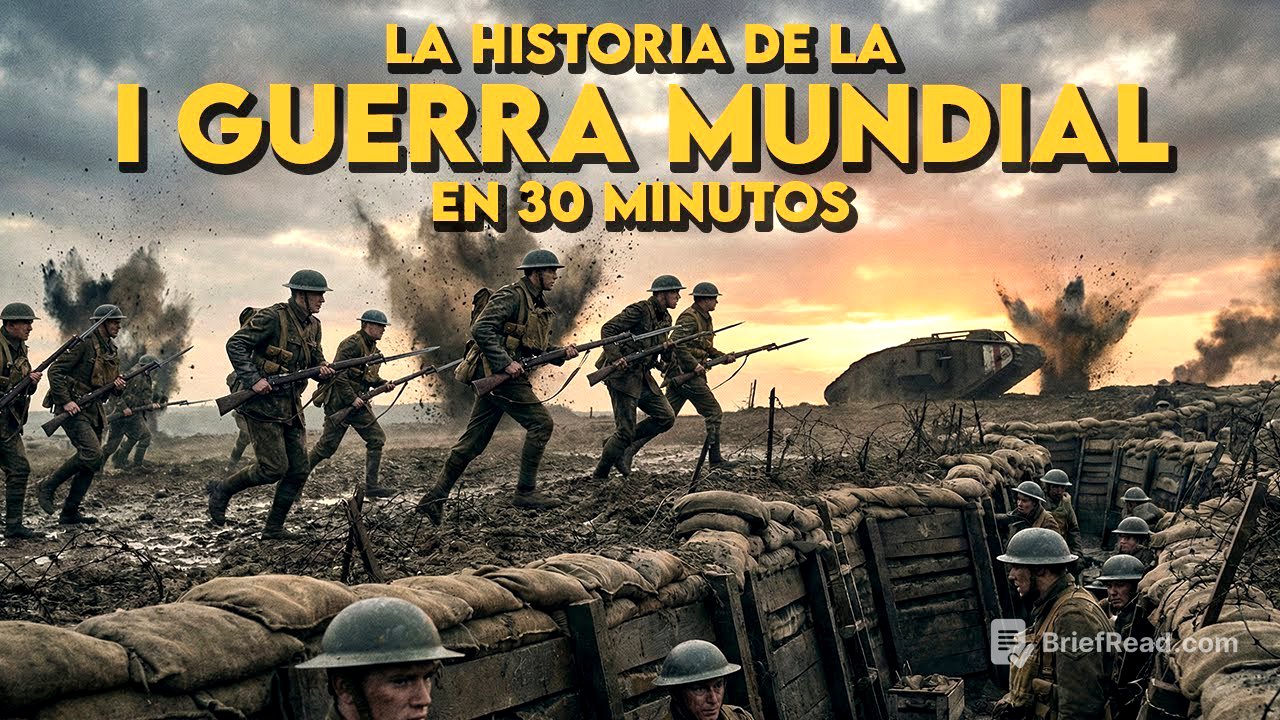 ✅ La PRIMERA GUERRA MUNDIAL resumida en 30 minutos | ¿Cómo empezó? ¿Qué ocurrió?
