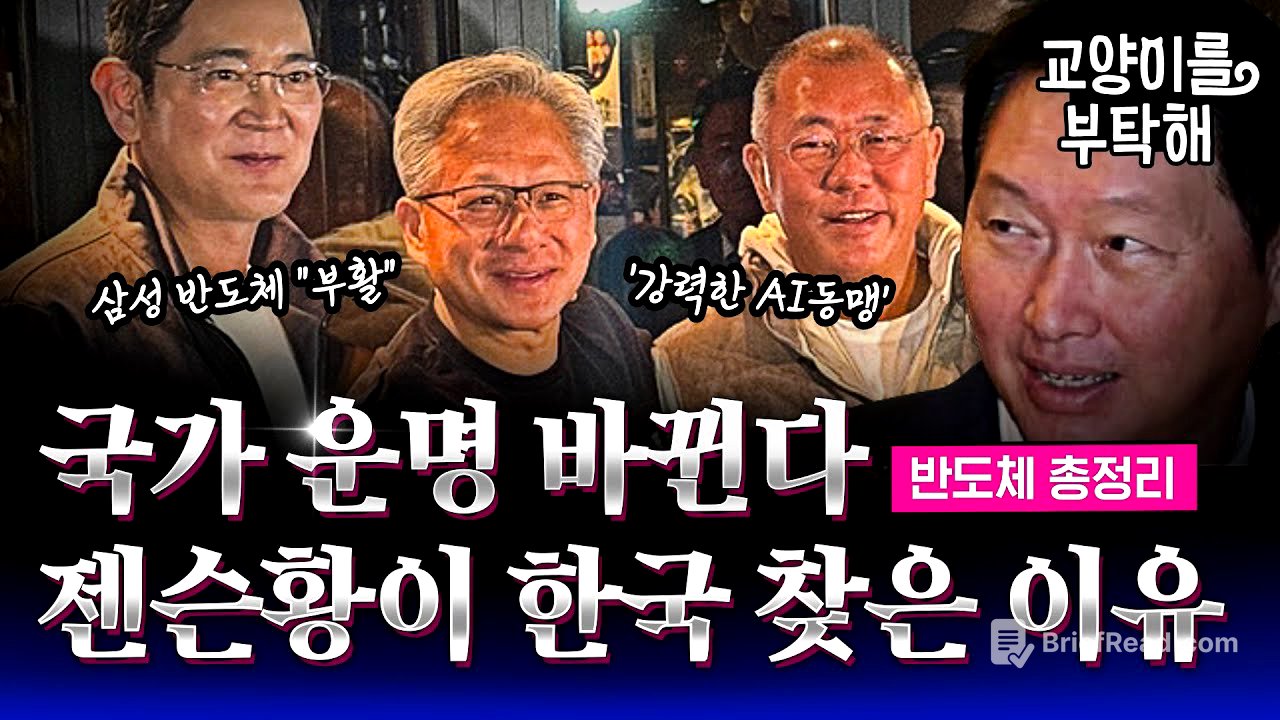 삼성, 결국 엔비디아 뚫었다! "HBM 부활"...이제 국가 운명까지 바뀐다, 젠슨황이 한국 찾은 진짜 이유 (ft.이효석, 최리노) / 교양이를 부탁해 / 반도체 총정리