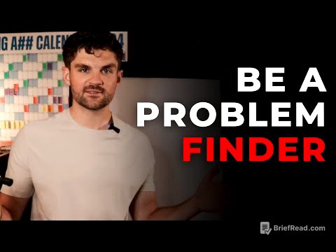 Be a problem FINDER before being a problem solver