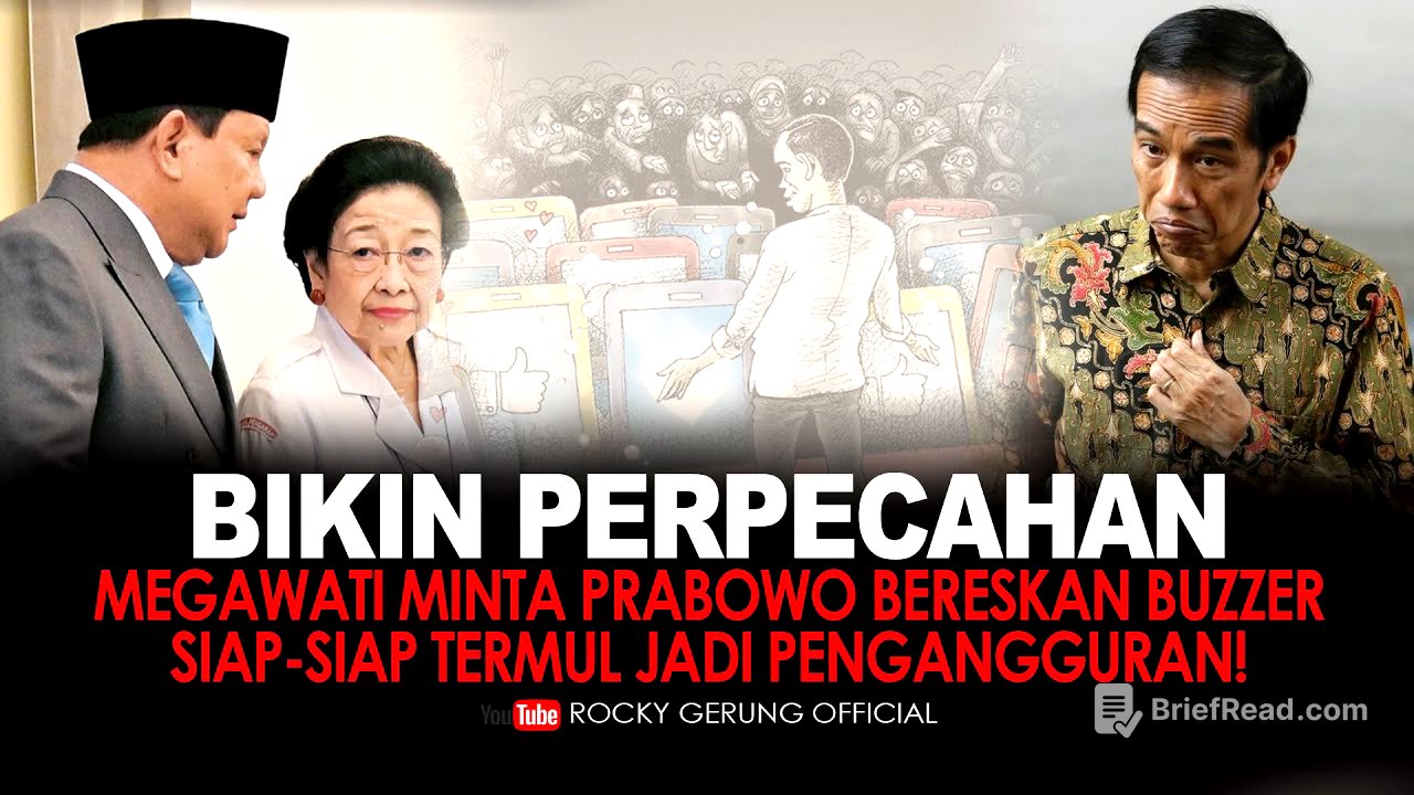 BIKIN PERPECAHAN, MEGAWATI MINTA PRABOWO BERESKAN BUZZER. SIAP-SIAP TERMUL JADI PENGANGGURAN!