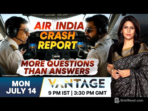 LIVE: Air India Crash Report Leaves More Questions Than Answers | Vantage with Palki Sharma | N18G