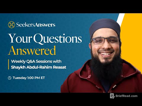 193 - Live SeekersAnswers - Shaykh Abdul-Rahim Reasat
