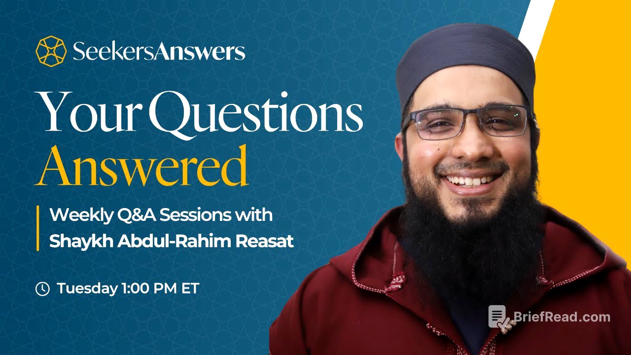 193 - Live SeekersAnswers - Shaykh Abdul-Rahim Reasat