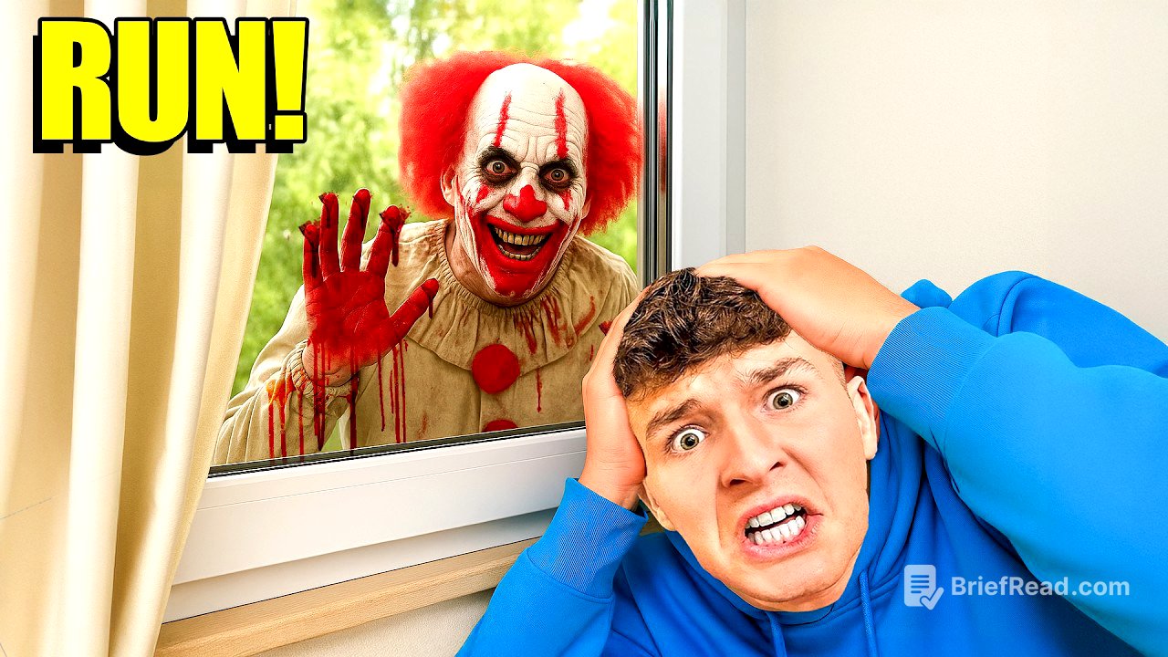 If you see this BLOODY CLOWN at your WINDOW, run! (it’s not SAFE)