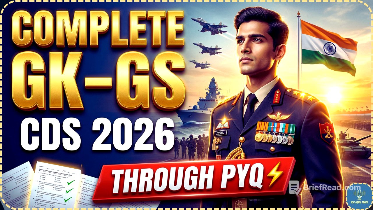 CDS 2026 Most Repeated Questions 🔥 PYQs + Concepts | Full Revision (Hindi + English)