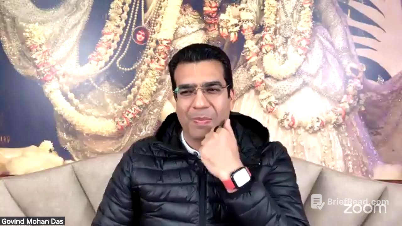 प्रेम नहीं तो सभी बड़े बड़े यज्ञ व्यर्थ - गोविंद मोहन दास