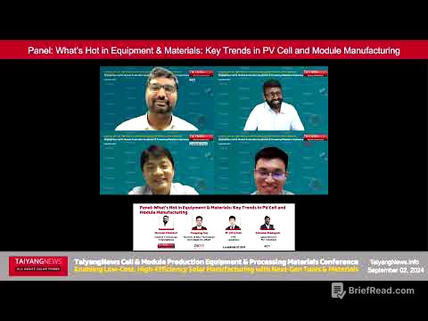 What’s Hot in Solar Equipment & Materials: Panel Discussion