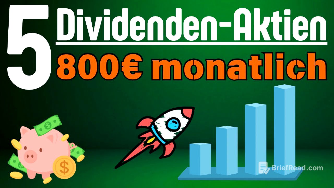 5 Dividenden Aktien 800 € monatlich!💸✅ Millionär 2026 werden
