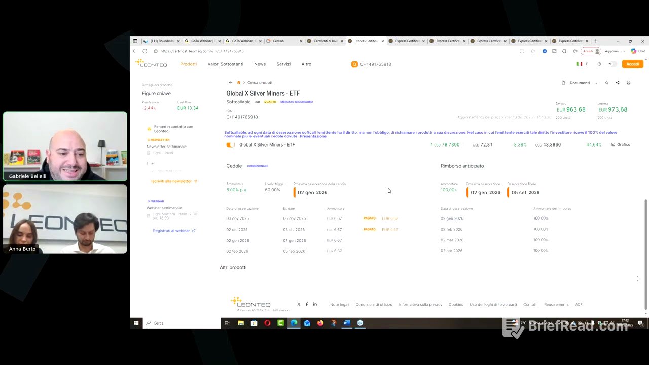 Rendimento e protezione con i certificati di investimento di Leonteq - dicembre 2025