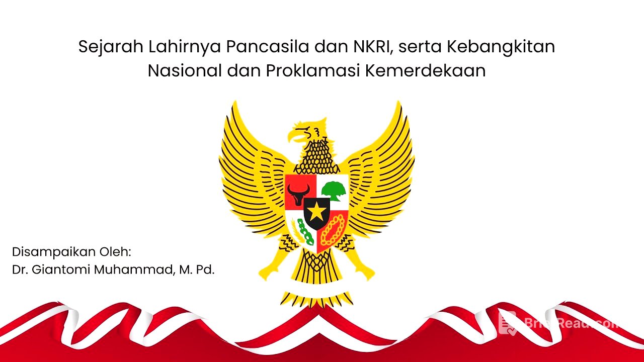Pertemuan 1: Sejarah Lahirnya Pancasila & NKRI, serta Kebangkitan Nasional & Proklamasi Kemerdekaan