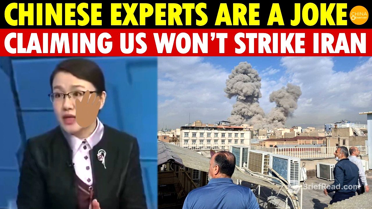 Chinese Experts Are a Joke, Claimed ‘U.S. Won’t Dare Strike Iran,’—Get Slapped with Reality