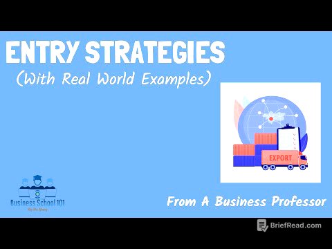 Entry Strategies (With real world examples) | International Business | From A Business Professor