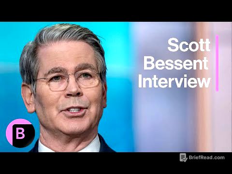 US Treasury Secretary Bessent on Debt, DOGE, Dollar, and Musk