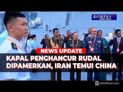 Menhan Iran Kunjungi China, Disambut Kapal Penghancur Rudal Canggih!