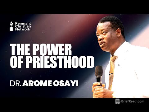 THE POWER OF PRIESTHOOD - DR. AROME OSAYI