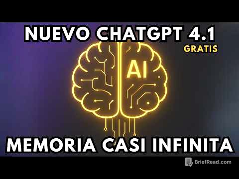 ¡GPT-4.1 es una LOCURA! Nueva Actualización de ChatGPT con 1 MILLÓN de Tokens de MEMORIA