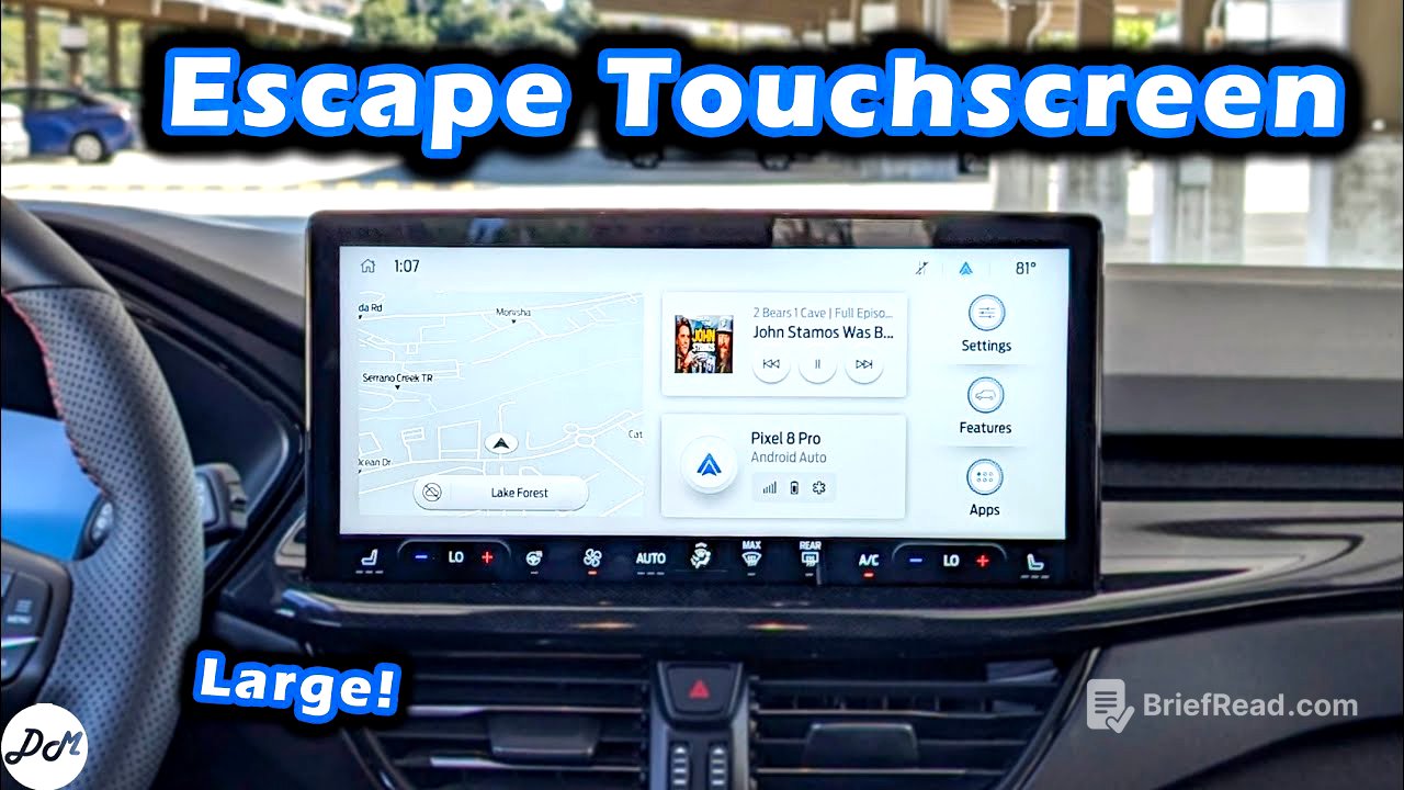 2023 Ford Escape – Sync 4 Infotainment Review | 13.2" Touchscreen Demo, Apple CarPlay & Android Auto
