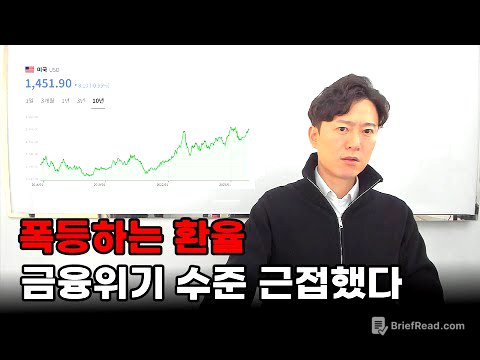 폭등하는 환율... 2008년 금융위기 수준 근접했다