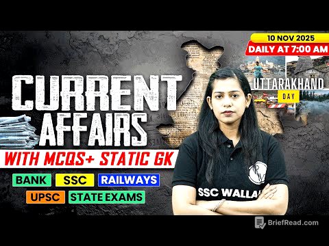 Current Affairs Today | 10 November Current Affairs 2025 | Daily Current Affairs | By Krati Mam