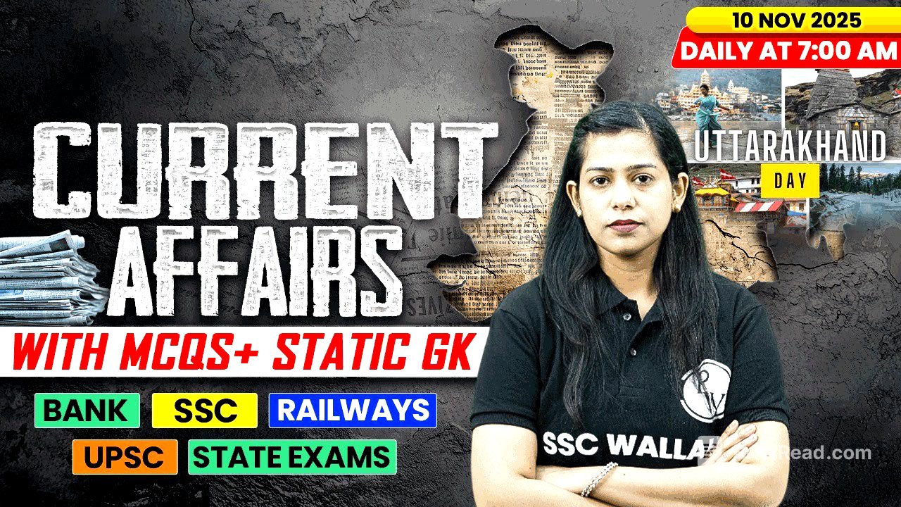 Current Affairs Today | 10 November Current Affairs 2025 | Daily Current Affairs | By Krati Mam
