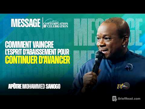 Comment vaincre l'esprit d'abaissement pour continuer d'avancer | Pasteur Mohammed SANOGO | 21/06/26