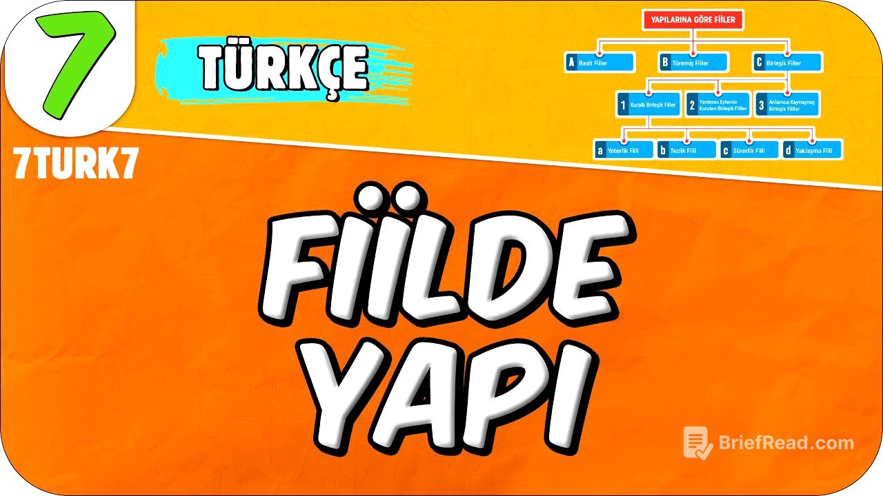 Fiilde Yapı 📙 7. Sınıf Türkçe #2025