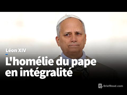 Vatican : retrouvez l'intégralité de l'homélie du pape Léon XIV lors de sa messe d'inauguration