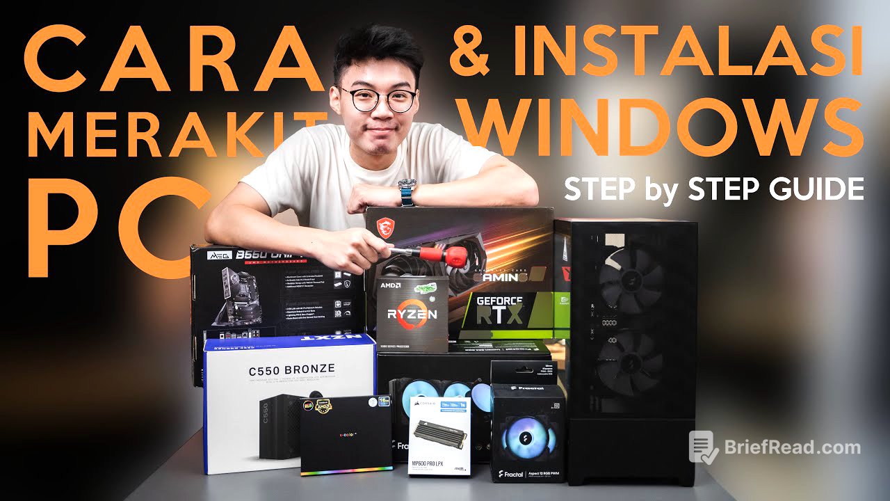 Cara Merakit PC & Instalasi Windows! FULL STEP BY STEP!