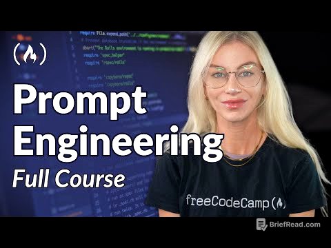 Prompt Engineering Tutorial – Master ChatGPT and LLM Responses