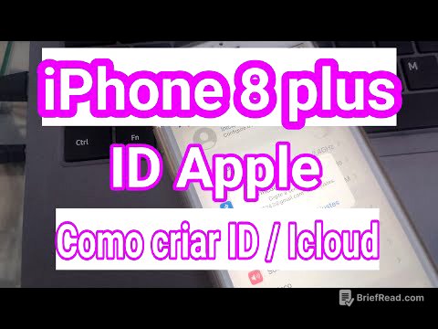 Como Criar ID APPLE / ICLOUD uma Nova Conta Apple (ID Apple