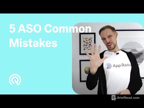 5 App Store Optimization (ASO) Mistakes ❌ & Quick Fixes ✅