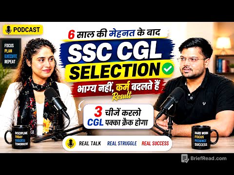 6 साल संघर्ष के बाद SSC CGL Crack 😳 | Nidhisha Verma Success Story | SSC CGL 2025 Topper Interview