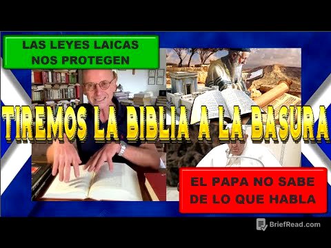 MAURO BIGLINO - LA BIBLIA NO ES INSPIRADA POR DIOS ES UN LIBRO DE GUERRA SIN FUENTES