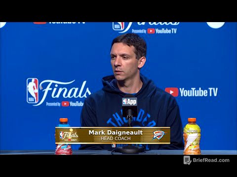 Mark Daigneault's FULL Post Game Interview after NBA Finals Game 5 VICTORY vs. Indiana Pacers