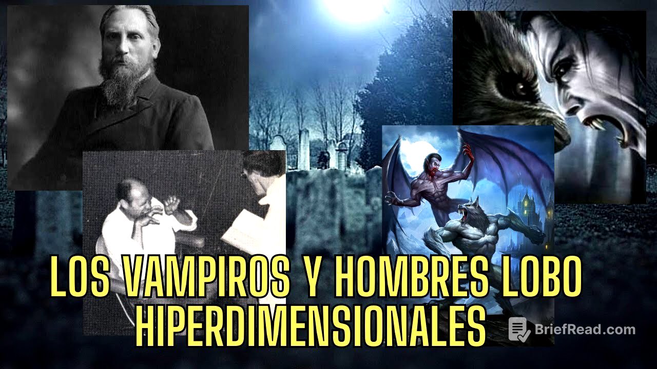 LA VERDAD SOBRE los vampiros y hombres lobo  hiperdimensionales