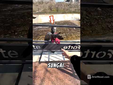 Patung Aneh di Pinggir Sungai… Rahasianya Tak Terduga ⁉️😱#shorts