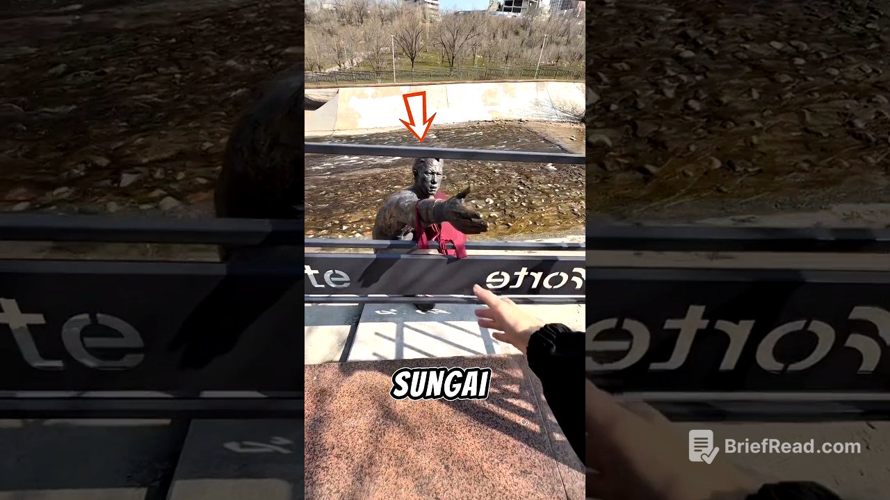 Patung Aneh di Pinggir Sungai… Rahasianya Tak Terduga ⁉️😱#shorts