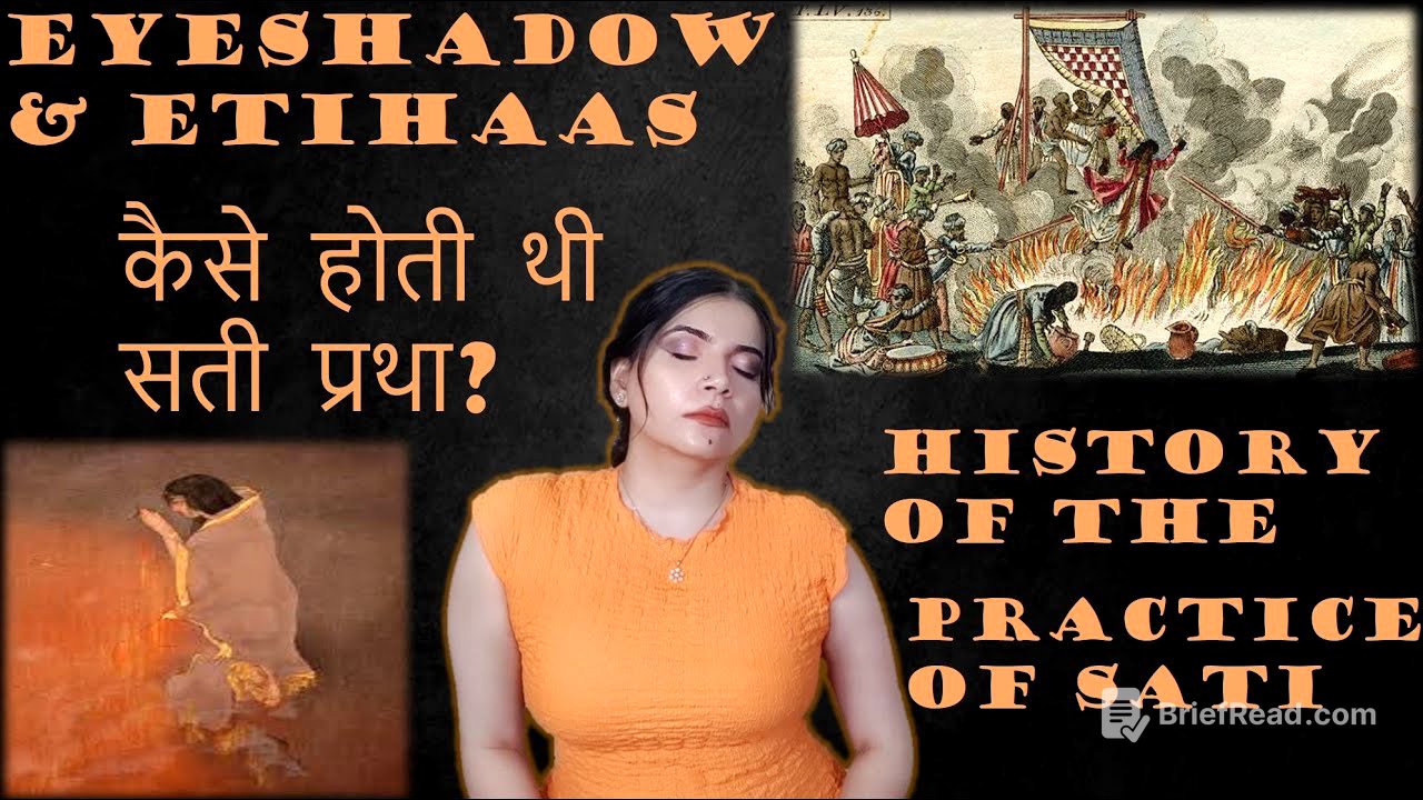 कैसे होती थी सती प्रथा | Sati | Classes | Ancient History | Ep 30 #eyemakeup #hindu #women #burnt